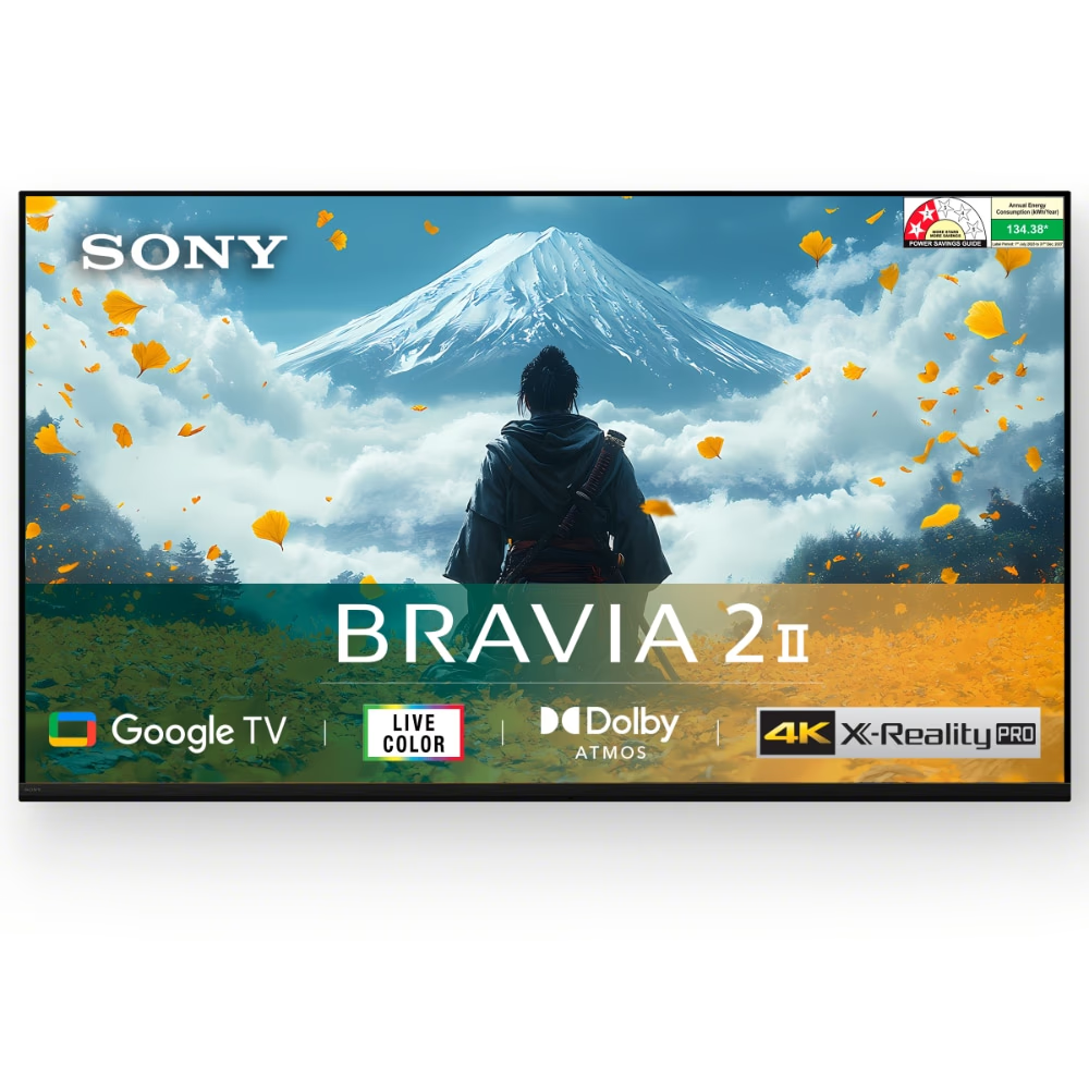 Sony BRAVIA 2 II 108 cm (43 inch) Ultra HD (4K) LED Smart Google TV 2025 Edition (K-43S22BM2)