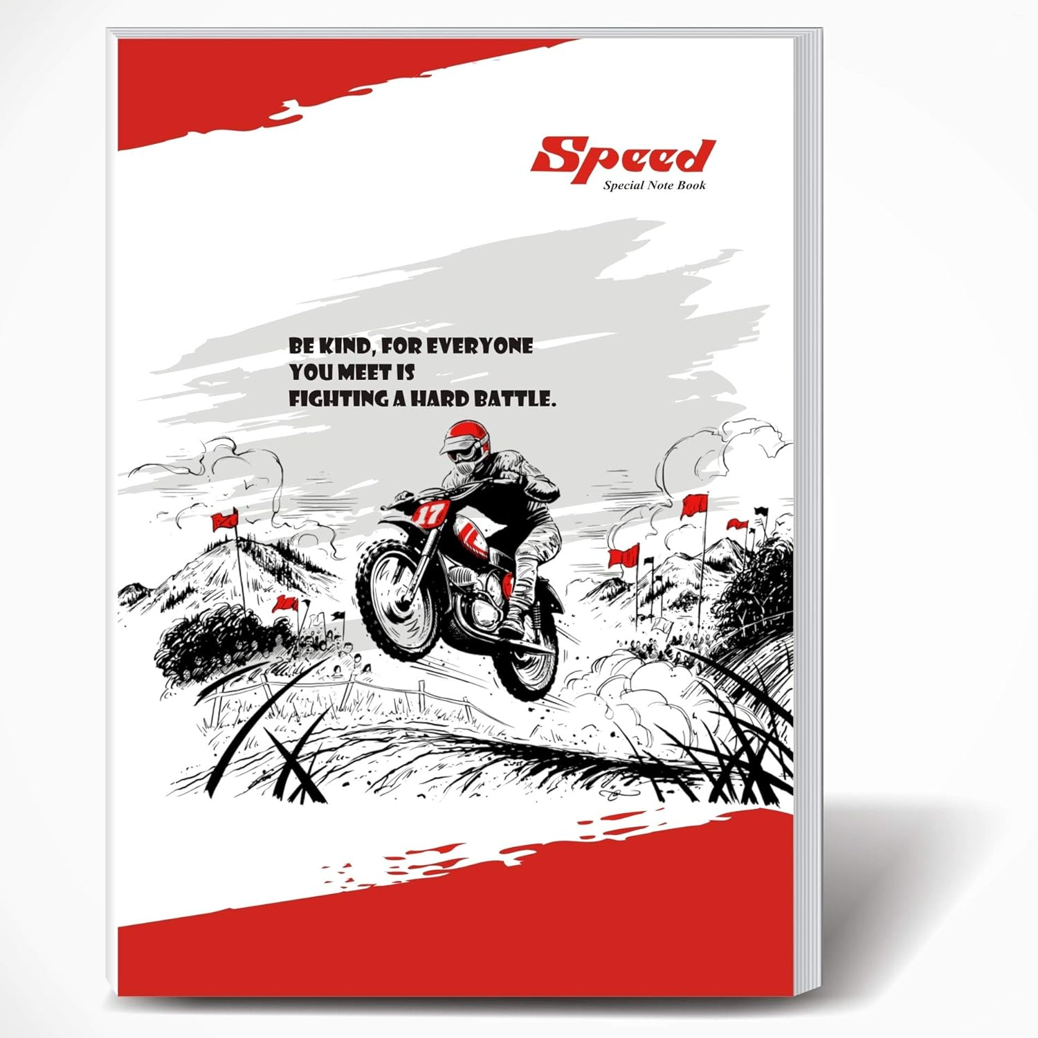 Rush Note Books Rough Notebook A4 Register - Ruled 60 GSM 360 Pages (29 x 21 cm) (Pack of 1)