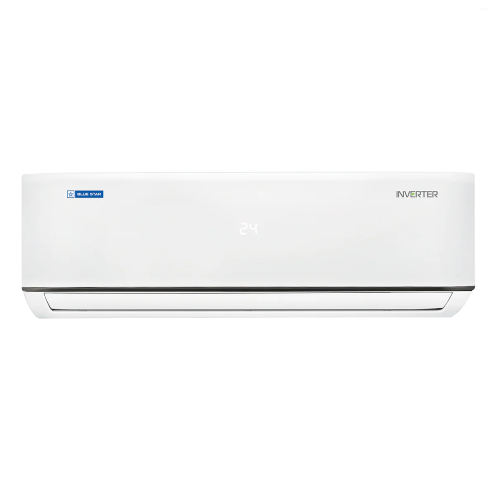 Blue Star 2 Ton 5 Star, Inverter Split AC (Copper, Convertible 5 in 1 Cooling, Multi Sensors, Dust Filter Blue Fins, Self Diagnosis, IC524DNUR,White)