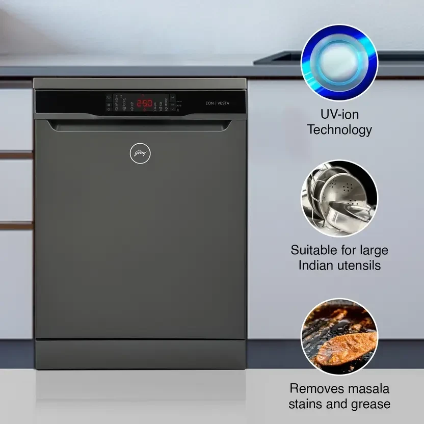 Godrej Standing 16 Place Settings Dishwasher